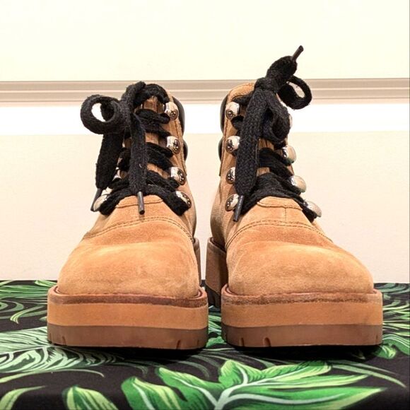 EUC 3.1 Phillip Lim 36 Women's Dylan Silver Hook Lacing Hiking Boot - Picture 3 of 13